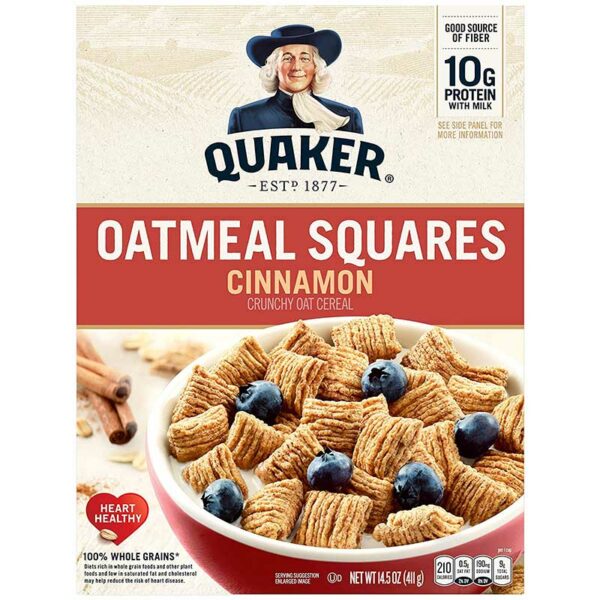 Cereal Crujiente Quaker Canela, 411 g
