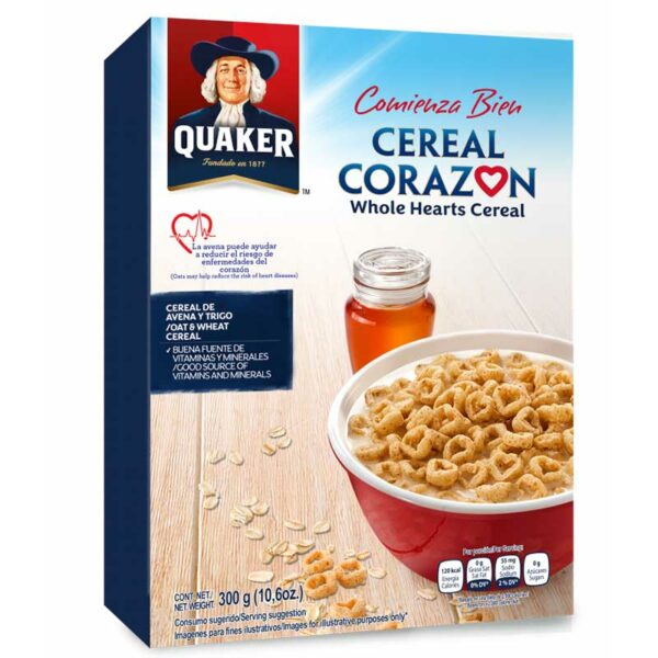 Cereal-Quaker-Corazón,-300-g-Front Cereal Quaker Corazón, 300 g