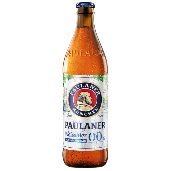 Cerveza Paulaner Hefe-Weißbier Non-Alcoholic, 16.9 oz