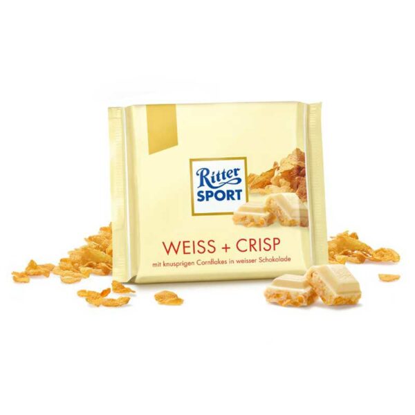 Chocolate Blanco Ritter Sport Crujiente, 100 g