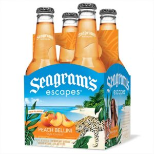 Cóctel Seagram's Escapes Peach Bellini, 11.2 oz