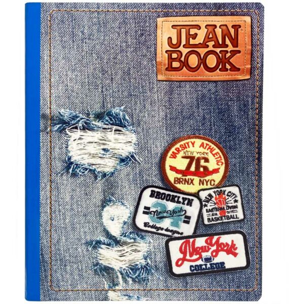 Cuaderno Cosido Jean Book Rayado (100 Hojas)
