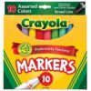 Marcador Lavable Crayola (10 uds)