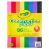 Paper-de-Construcción-Crayola-9'-x-12'-(96-uds)-Front Papel de Construcción Crayola 9" x 12" (96 uds)