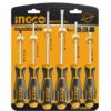 Set Destornilladores Industrial de Golpe Planos y Estrias de 6 Piezas INGCO