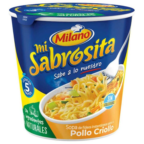 Sopa de Fideos Milano, 70 g