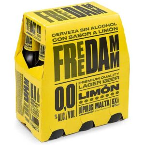 Cerveza Damm Free Limon sin Alcohol, 8.5 oz