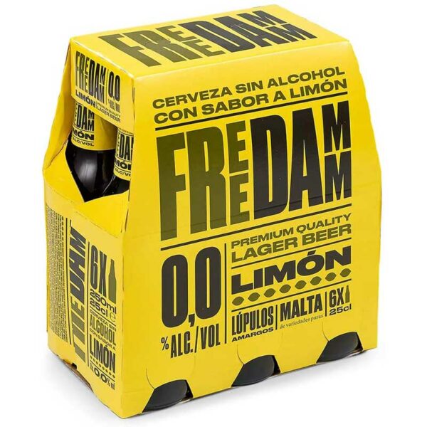 Cerveza-Damm-Free-Limon-sin-Alcohol,-8.5-oz-turn Cerveza Damm Free Limon sin Alcohol, 8.5 oz