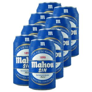 Cerveza Mahou Sin Lata, 11.2 oz