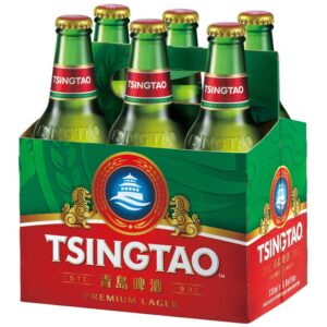 Cerveza Tsingtao Premium Lager, 11.2 oz