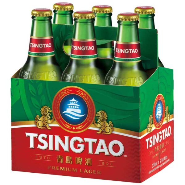 Cerveza-Tsingtao-Premium-Lager,-11.2-oz-Turn Cerveza Tsingtao Premium Lager, 11.2 oz
