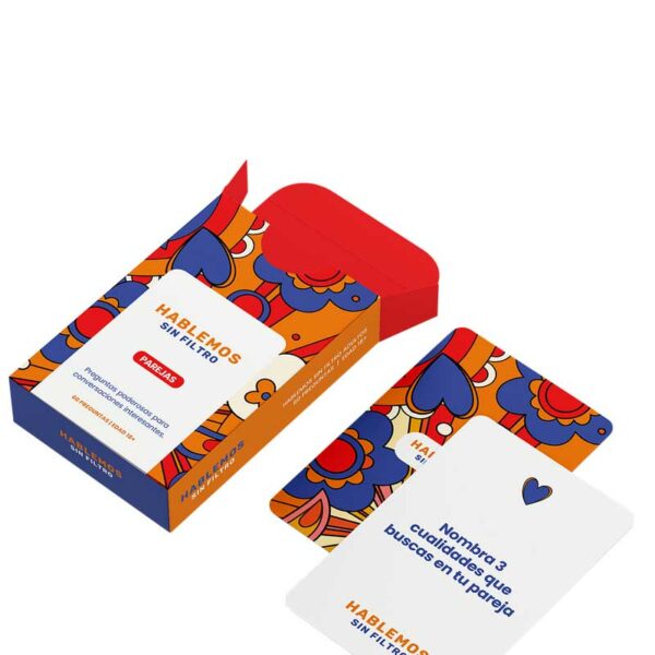 Juego de Cartas Hablemos Sin Filtro Pareja