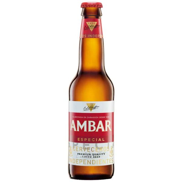 Cerveza-Ambar-Especial-Lager,-11.2-oz-Front Cerveza Ambar Especial Lager, 11.2 oz