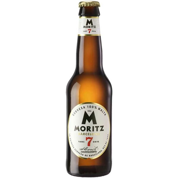 Cerveza Moritz 7, 11.2 oz