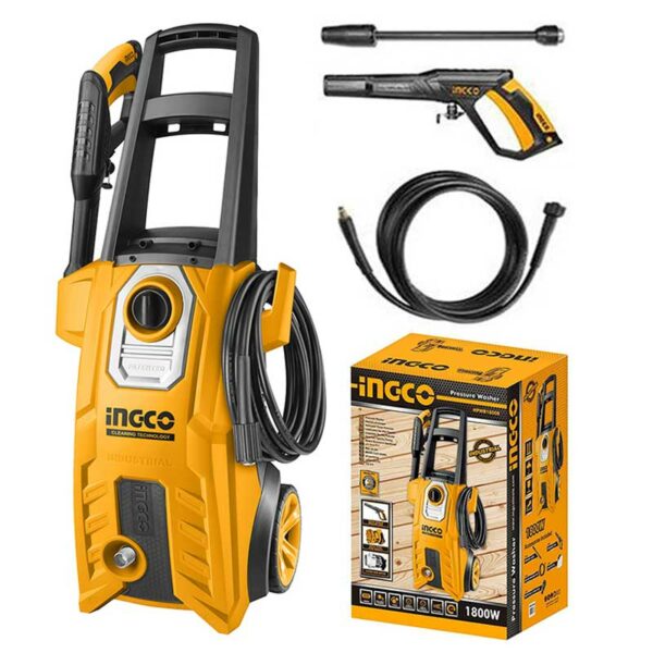 Hidrolavadora-INGCO-Eléctrica-2200-psi-Front-2 Hidrolavadora INGCO Eléctrica