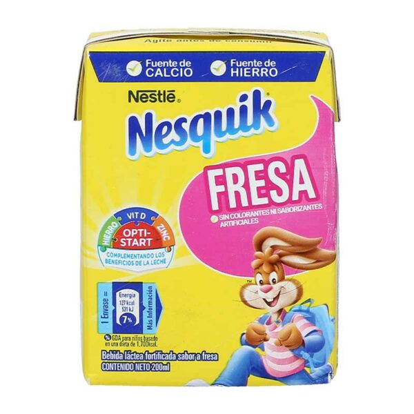 Leche Saborizada Nesquik, 200 ml (6 uds)