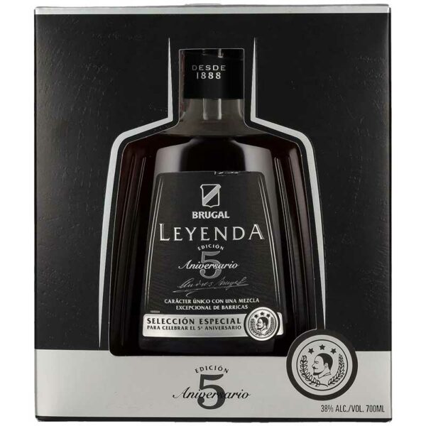 Ron Brugal Leyenda 5to Aniversario, 700 ml