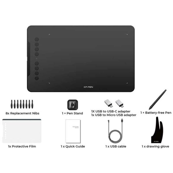 Tableta de Dibujo Digital XP-Pen Deco 01 V2 (10" x 6.25")