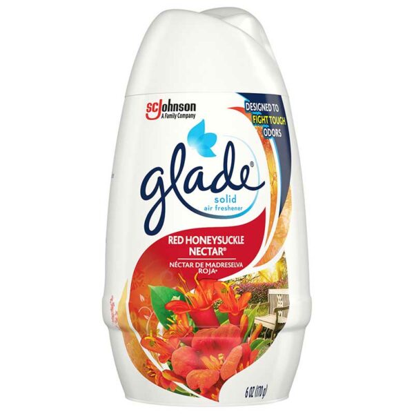 Ambientador-Glade-Solido-Nectar-de-Madreselva-Roja,-6-oz-Front Ambientador Glade Sólido, 6 oz