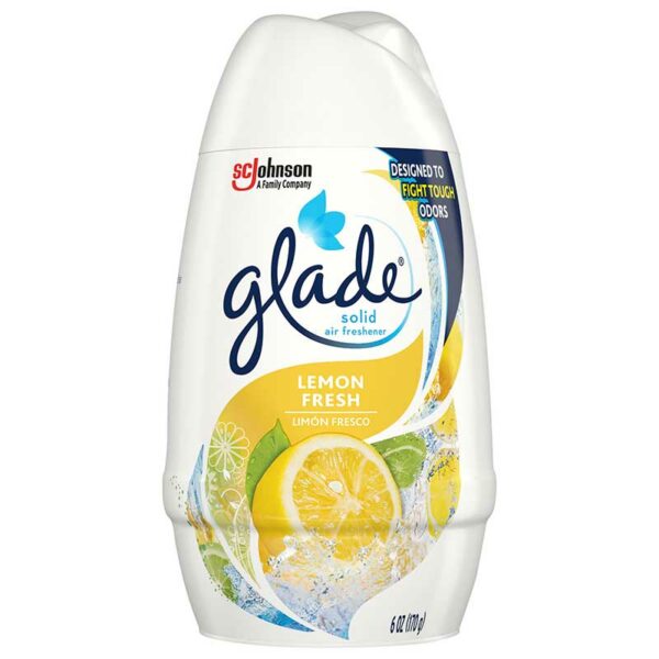 Ambientador-Glade-Sólido-Limón-Fresco,-6-oz-Front Ambientador Glade Sólido, 6 oz
