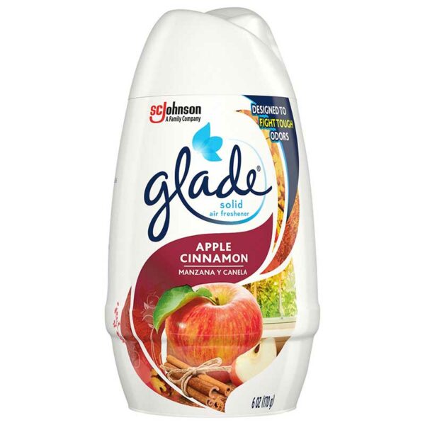 Ambientador-Glade-Sólido-Manzana-y-Canela,-6-oz-Front Ambientador Glade Sólido, 6 oz