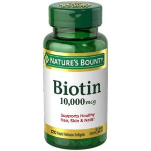 Biotina-Nature's-Bounty-10,000-mcg,-120-Cápsulas-Front Biotina Nature's Bounty 10,000 mcg, 120 Cápsulas