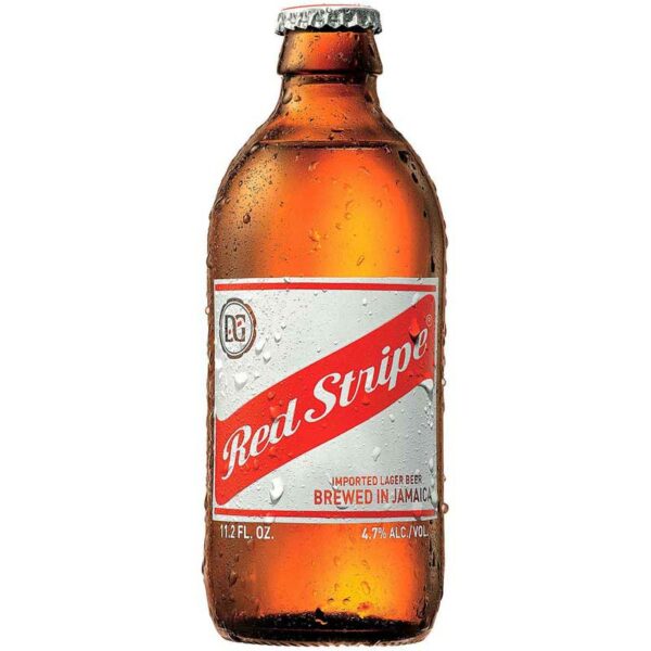 Cerveza-Read-Striper,-11.2-oz-Front Cerveza Red Stripe, 11.2 oz