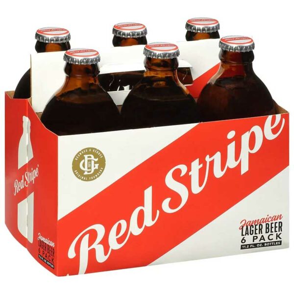 Cerveza-Read-Striper,-11.2-oz-Turn Cerveza Red Stripe, 11.2 oz