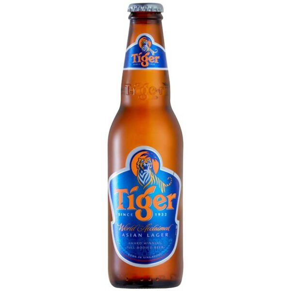 Cerveza-Tiger-Asian-Lager,-11.2-oz-Front Cerveza Tiger Asian Lager, 11.2 oz