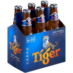 Cerveza Tiger Asian Lager, 11.2 oz