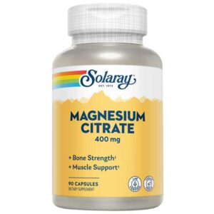 Citrato-de-Magnesio-Solaray-400-mg,-90-Cápsulas-Front-2 Citrato de Magnesio Solaray 400 mg, 90 Cápsulas
