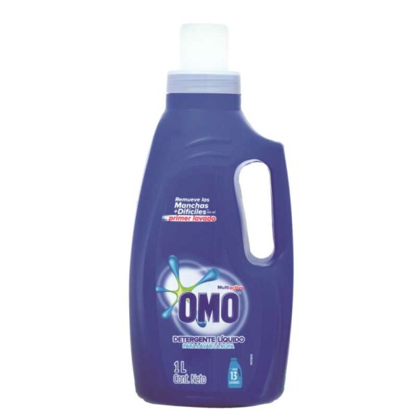 Detergente-Líquido-OMO,-1-L-Front Detergente Líquido OMO, 1 L