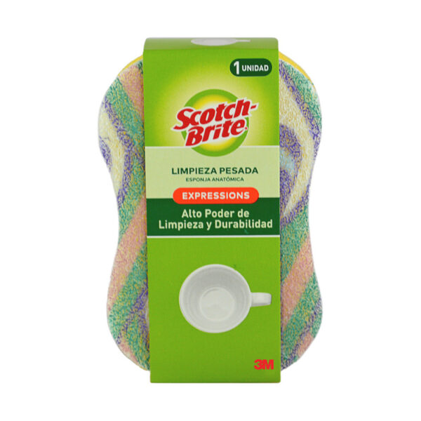 Esponja Scotch-Brite Expression Cocina Anatómica (1 ud)