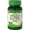 Gluconato-de-Zinc-50-mg,-100-Tabletas-Front Zinc Quedalo Nature's Truth 50 mg, 100 Tabletas