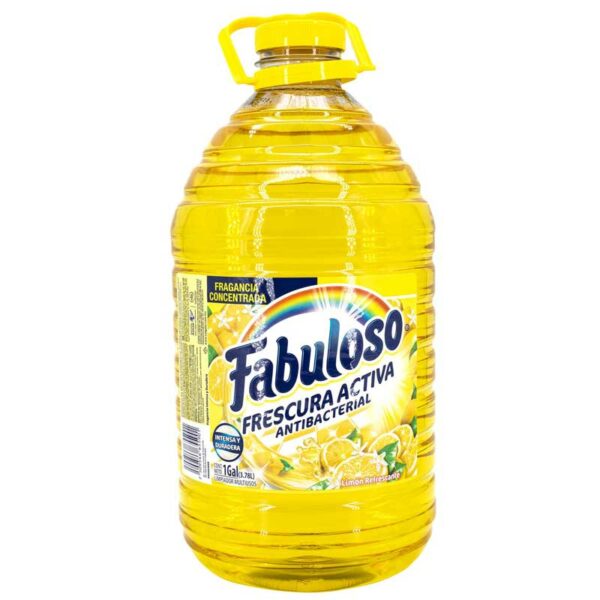 Limpiador Fabuloso Limón Refrescante, 1 gal