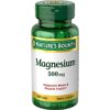 Magnesio-Nature's-Bounty-500-mcg,-100-Tabletas-Front Magnesio Nature's Bounty 500 mg, 100 Tabletas