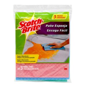 Paño Esponja Scotch-Brite Biodegradable (3 uds)