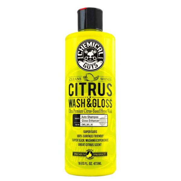 Shampoo Chemical Guys Citrus Wash and Gloss, 16 oz