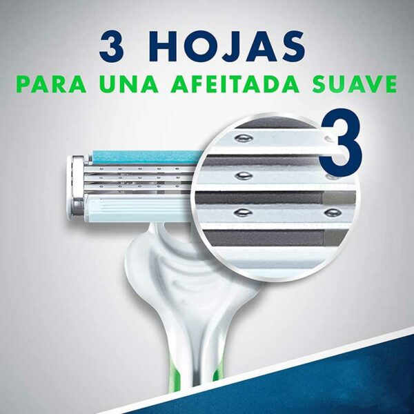 Afeitadora Desechable Gillette Prestobarba3 Sensitive (4 uds)