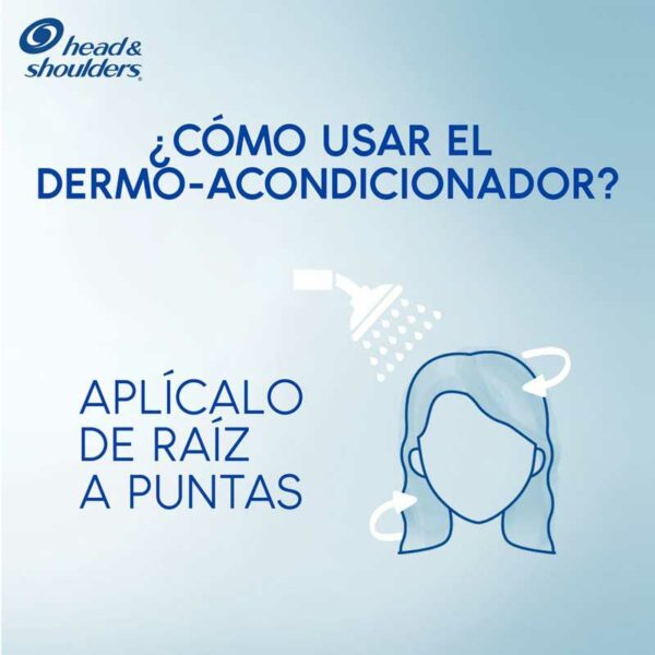 Dermo Acondicionador Head & Shoulders Hidratación Aceite de Coco, 300 ml