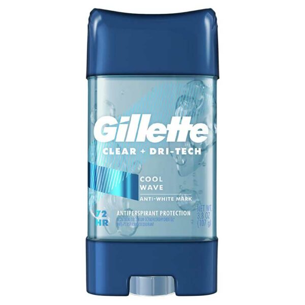 Desodorante Gillette en Gel Clear Cool Wave, 2 uds x 3.8 oz