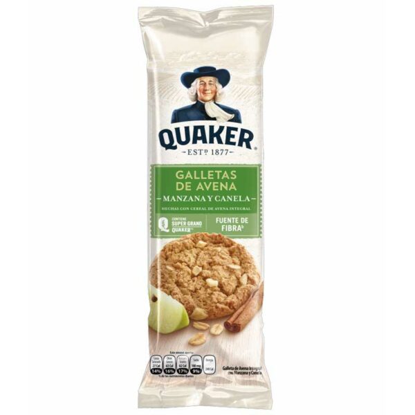 Galletas de Avena Quaker Manzana y Canela, 1.34 oz (5 uds)