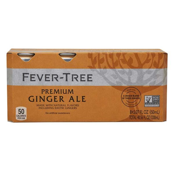 Ginger Ale Premium Fever-Tree, 5.07 oz (8 pack)