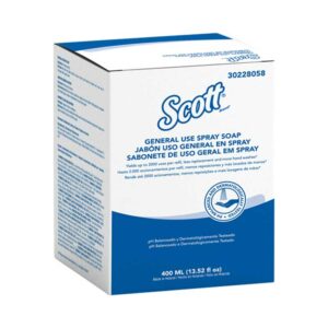 Jabón-Scott-en-Spray,-6-uds-x-400-ml-Turn Jabón Scott Essential en Spray (6 uds x 400 ml)