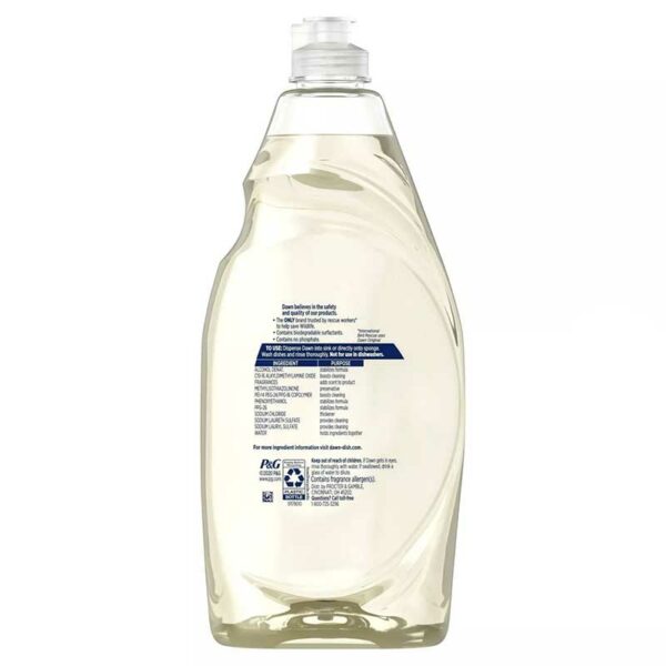 Lavaplatos Dawn Ultra Libre y Claro Esencia de Limón, 16 oz