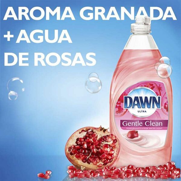 Lavaplatos-Dawn-Ultra-Limpieza-Suave-Granada-y-Agua-de-Rosas,-24-oz-Turn-2 Lavaplatos Dawn Ultra Limpieza Suave Granada y Agua de Rosas, 24 oz