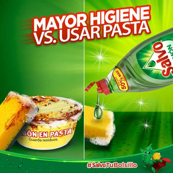 Lavaplatos Liquido Salvo Limon, 750 ml