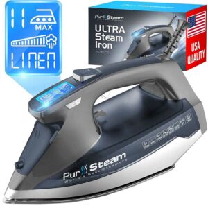 Plancha de Vapor PurSteam con Pantalla LCD 1800 w