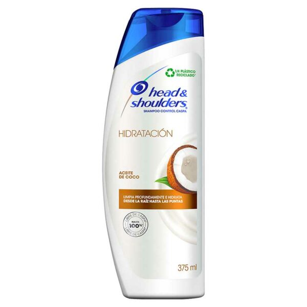 Shampoo-Head-&-Shoulders-Hidratación-Aceite-de-Coco,-375-ml-Front Shampoo Head & Shoulders Hidratación Aceite de Coco, 375 ml