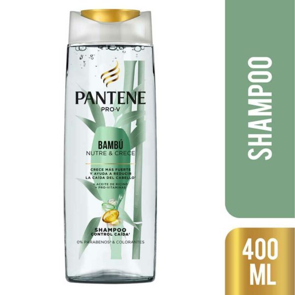 Shampoo-Pantene-Pro-V-Bambú-Nutre-&-Crece,-400-ml-Front Shampoo Pantene Pro-V Bambú Nutre & Crece, 400 ml